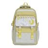 Schoolbag1011 new schoolbag female Korean version Mori small fresh junior high school students solid color simple multi-layer computer backpack