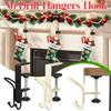 Garland and Stocking Mantel Holders with Hooks No-Drill Stocking Hangers Christmas Stockings Holder Hanger for Shelf Table Edge