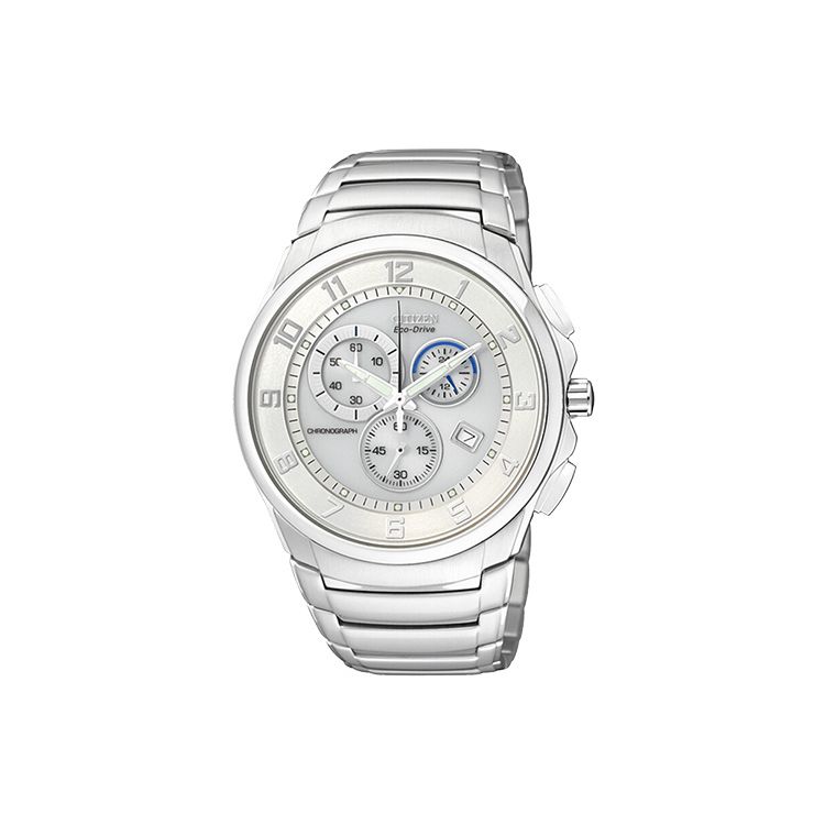 Citizen Eco-Drive Waterproof Quartz Watch Men watches Silver AT0690-55A Silver