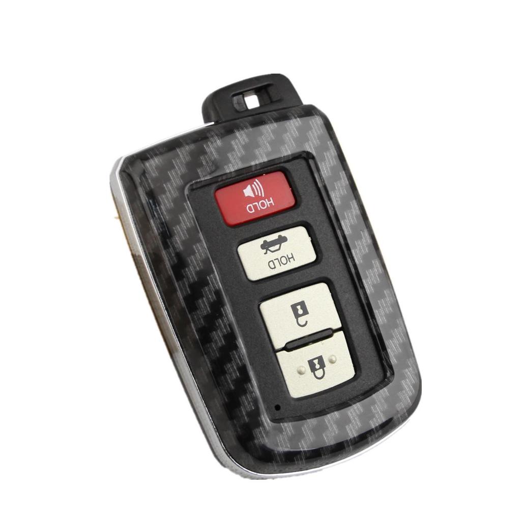 Carbon Fiber Key Case for Toyota Highlander, Corolla, Avalon, Camry