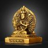 Copper Car Ornaments Double-sided Holy Buddha Thousand Hands Guanyin Home Statue