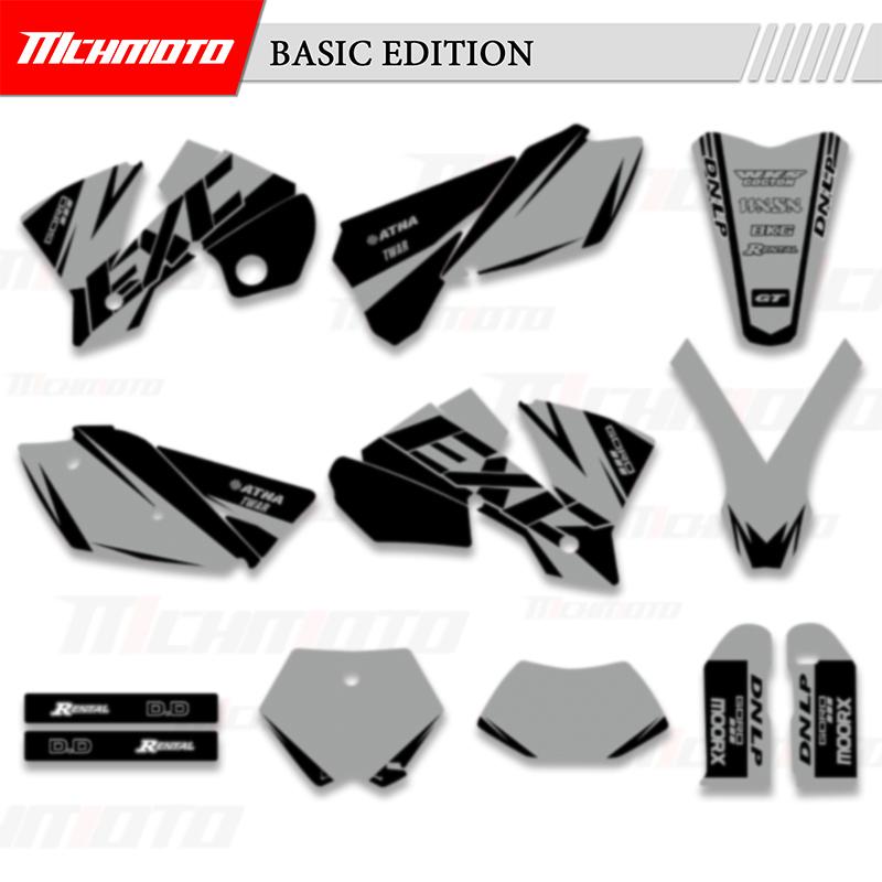 MCHMFG Full Graphics Backgrouds Decals Stickers Kits For KTM 2003 2004 SX SXF 2004 EXC 125 200 250 300 400 450 525