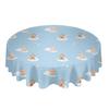 Stars Clouds And Bears Round Table Cloth Festival Dining Waterproof Tablecloth Table Cover For Wedding Party Decor