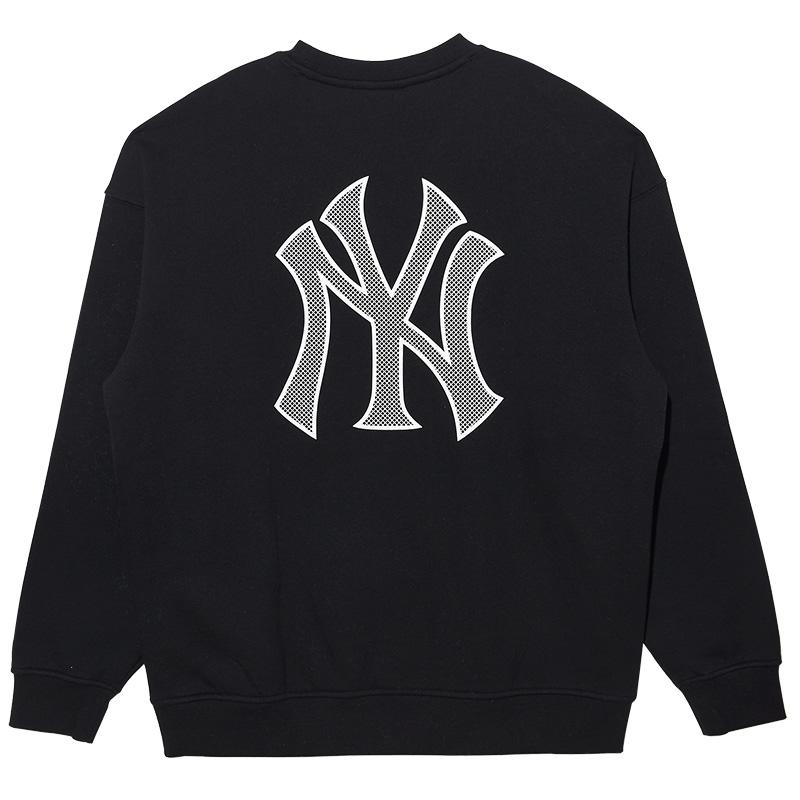 New Era X MLB New York Yankees 3D Mesh Print Crewneck Fleece Pullover Sweatshirt Unisex sweatshirt 13338671
