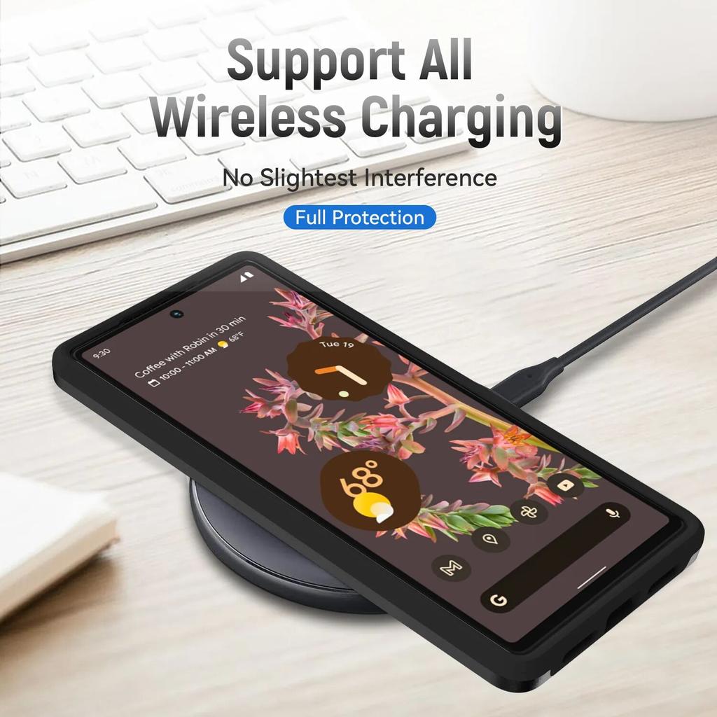 Carcasă armura 2 în 1 fără amprentă pentru Google Pixel 8 Pro 7A 6A Pixel8 Pixel7 Pixel6 Pixel 6 7 Pro Pixel7a Pixel6a Husă mată