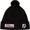 Titleist Tour Pom Pom Beanie for Men, Black