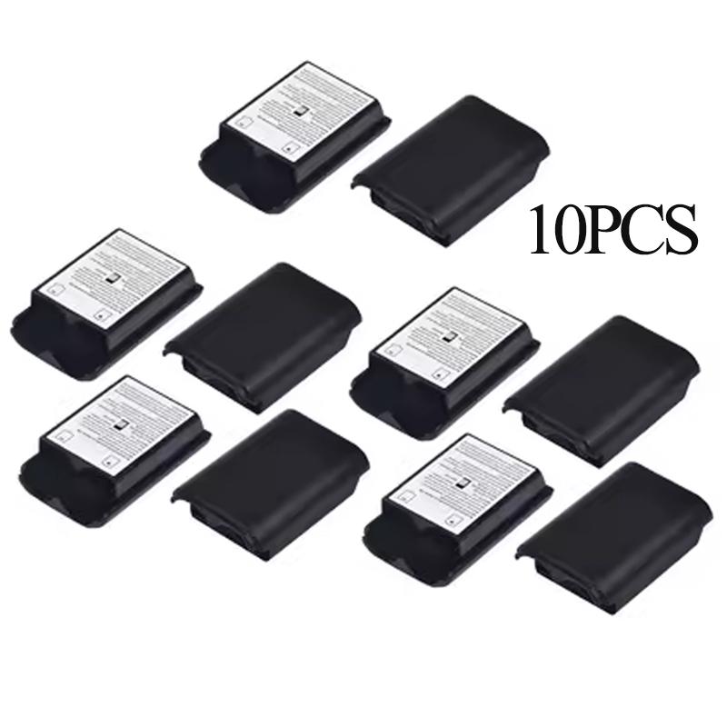 1-10PCS For Xbox 360 Plastic Wireless Controller Battery Cover with Sticker Battery Pack Cover Shell Game Accessories