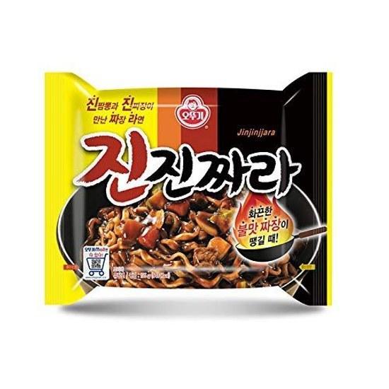 Ottogi Jinjingchara Ramen 4 pièces Chajang nourriture coréenne