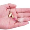 Fishing  Bait 3.5g Spinner With Fish Scale Pattern Metal Spoon Lure Hard Fishing Bait