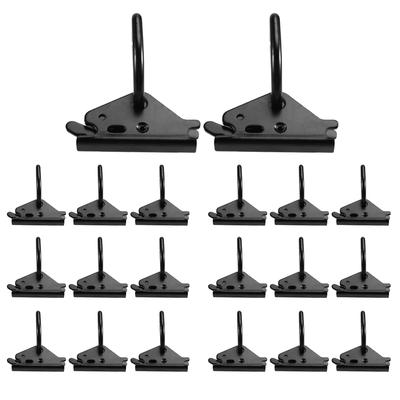 E Track D Ring Tie Down Anchors 20Pcs For Trailers Pickup Trucks Motorcycles Open E Track Accessories