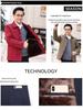 Men's Middle-Aged & Elderly Plus Velvet Thickened Jacket Coat - Suitable for Dad, Grandpa Winter/Spring/Autumn, Zhongshan Suits, 70+ Cotton Wear