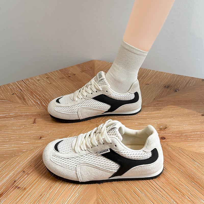 

Ретро немецкие тренировочные кроссовки женские 2025 осень новые популярные дышащие сетчатые кроссовки Форрест Гамп легкие и универсальные повседневные спортивные кроссовки 40