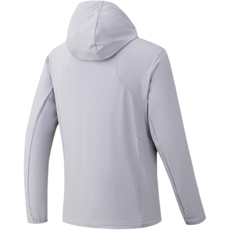 Anta Training Series Hooded Zipper Solid Color Jacket Men Jackets 152637614-1