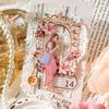 1pack/10 Pcs Vintage Embossed Frame Die-Cuts, Intricate Shape Decorative Paper for Memory Book Crafts
