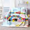 Teletubbies Customize Your Name Blanket Multi-purpose Customizable Blanket Warmthful Decor Versatile for Chair Couch Bed Living Room