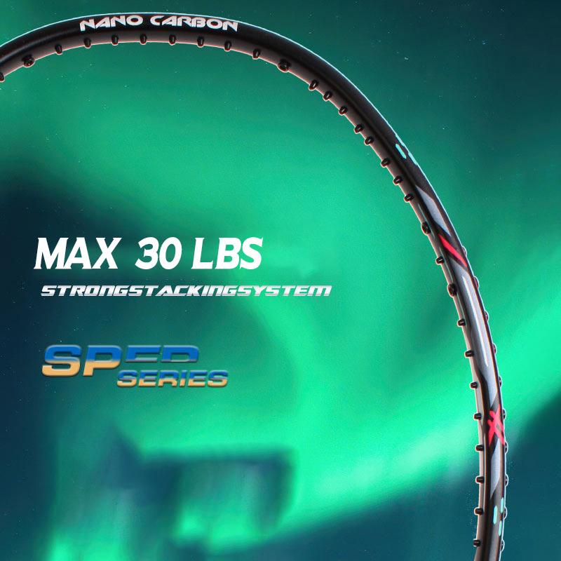 26 LBS badminton racket carbon fiber man woman adult high elasticity durable major Attack racket defense Competition level