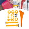 Gas Can Spout Replacement Kit Gas Can Nozzle Caps with Funnel for Most Plastic Gas Cans