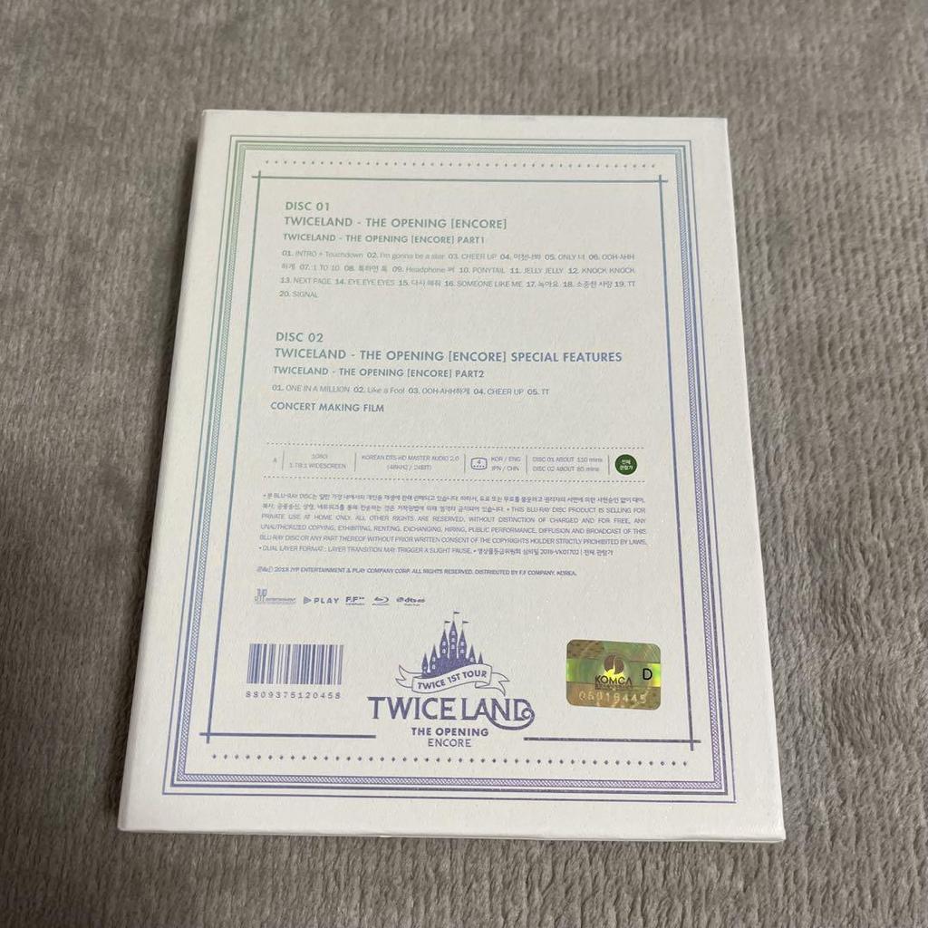 [USED] TWICELAND THE OPENING ENCORE Blu-ray