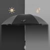 Creative Umbrella Long Handle Straight Umbrellas Foldable Outdoors Decoration Sun Umbrella Luxury Home Decoration Accessories