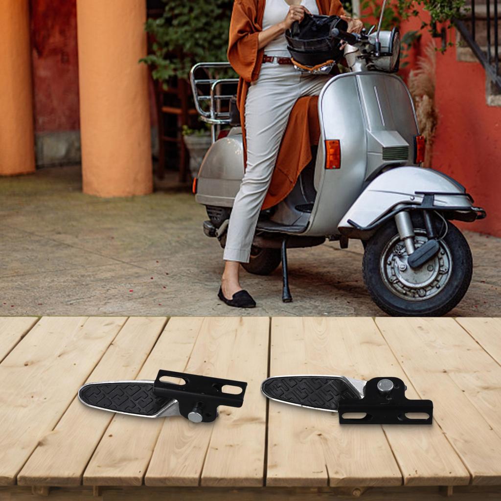 Metal Footrest Pegs for Electric Vehicle and Scooter with Foldable Design