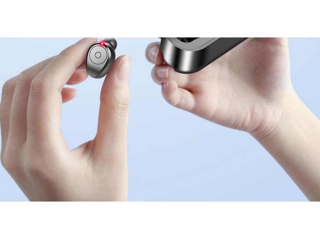 F9 TWS Mini 5.0 Waterproof Bluetooth Sports Earbuds with Touch Controls