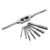 Zestaw Gwintowników Ręcznych M3-M12 + Pokrętło 8 Elementów Do Metalu