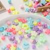 Macaron six-valve flower pentagram butterfly tube beads random mixed beads DIY beaded material