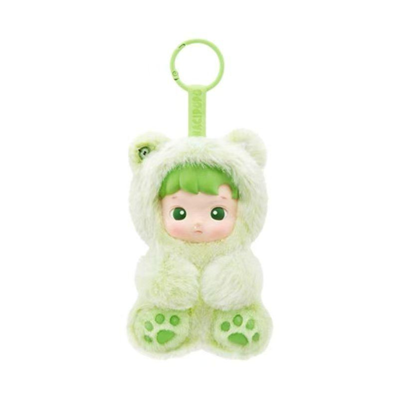 Teddy Bear Gummy Backpack Pendant, Vinyl Plush Toy, Cute Doll