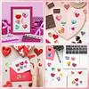 110/220 Pcs Heart Valentine Stickers for Wedding Anniversary Craft Valentine Love Sticker for Girls Activities Gifts Party Favor