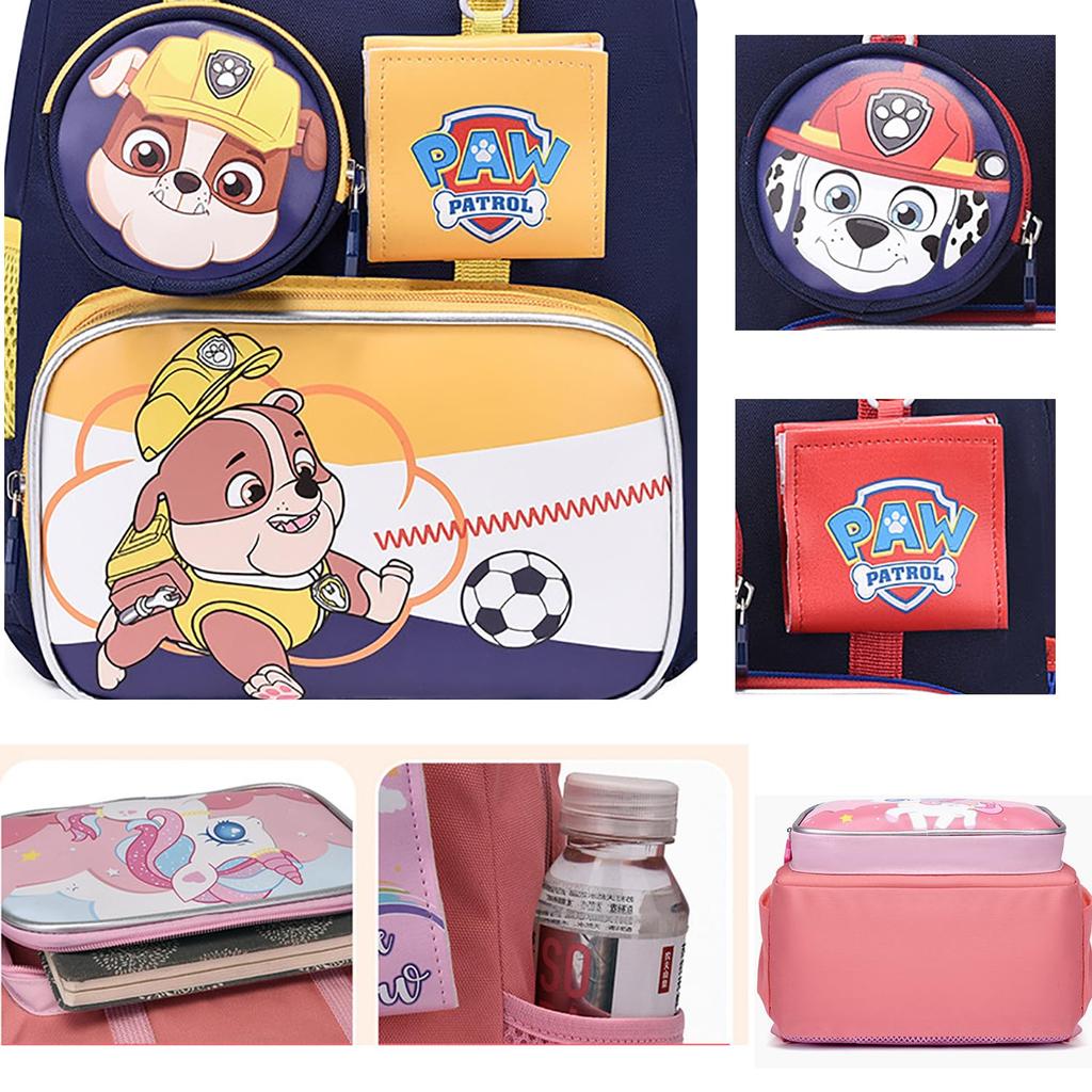 Paw Patrol Large Water with Reflective Going to School Elementary School Lower Present [aliyi] Backpack, Children, Capacity, A4, Lightweight,