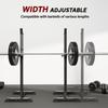 Adjustable Squat Rack, Weight Strength Training Bench Press Rack Weight Bench Supporter for Home Gym Exercise, Max Load 150kg, 124-154cm