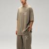Fear of God Essentials Fw24 Holiday Series Letter Logo Printed Basic Crew Neck Casual Short Sleeve T-Shirt Men Deep Mist Gray 125HO244191F