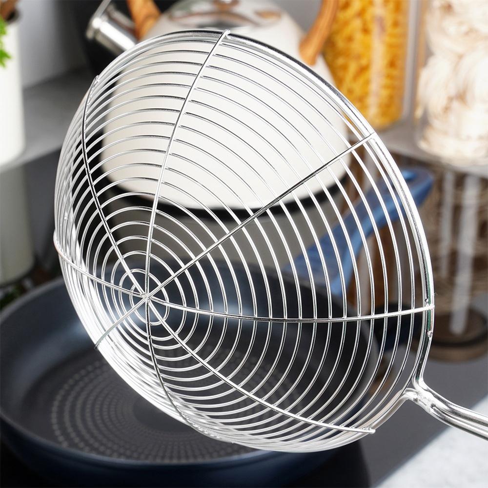 Kitchen Skimmer Slotted Spoon for Straining and Putting on Noodles and French Fries