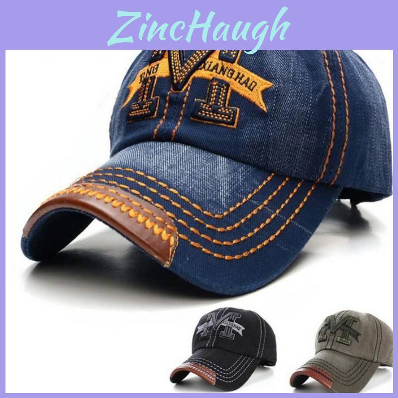 Baseball Cap For Women Men With Embroidered Geometric Design And Adjustable Fit For Outdoor Sun Protection