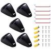 Set of 5 Roof Lights Compatible with Ford Vehicles, Pickup Trucks, Off-Road Vehicles, 12V Roof Warning Lights