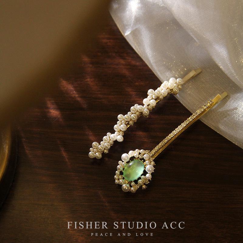 Korean Fashion Flower Opal Pearl Hairpins Gifts Women Girls Hair Clips Pins Barrettes Accessories Hairclip Hairgrips Headdress