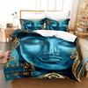 Colorful Buddha Down Comforter Set Bedding Set 3-piece Duvet Cover Set