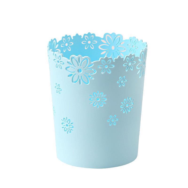 Lily Runder Plastik-Abfallkorb - Deckelloser Mülleimer für Küche, Bad, Büro - Erhältlich in den Größen Groß, Mittel und Klein.