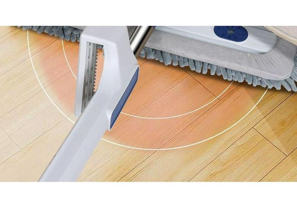 Lazy Person's No-Hand-Wash Flat Mop: Dual-Use Wet & Dry, Moisture & Water-Absorbing Floor Cleaning Tool.
