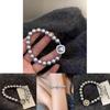 High-end French Style Geometric Pearl Bracelet For Women Chic And Sophisticated