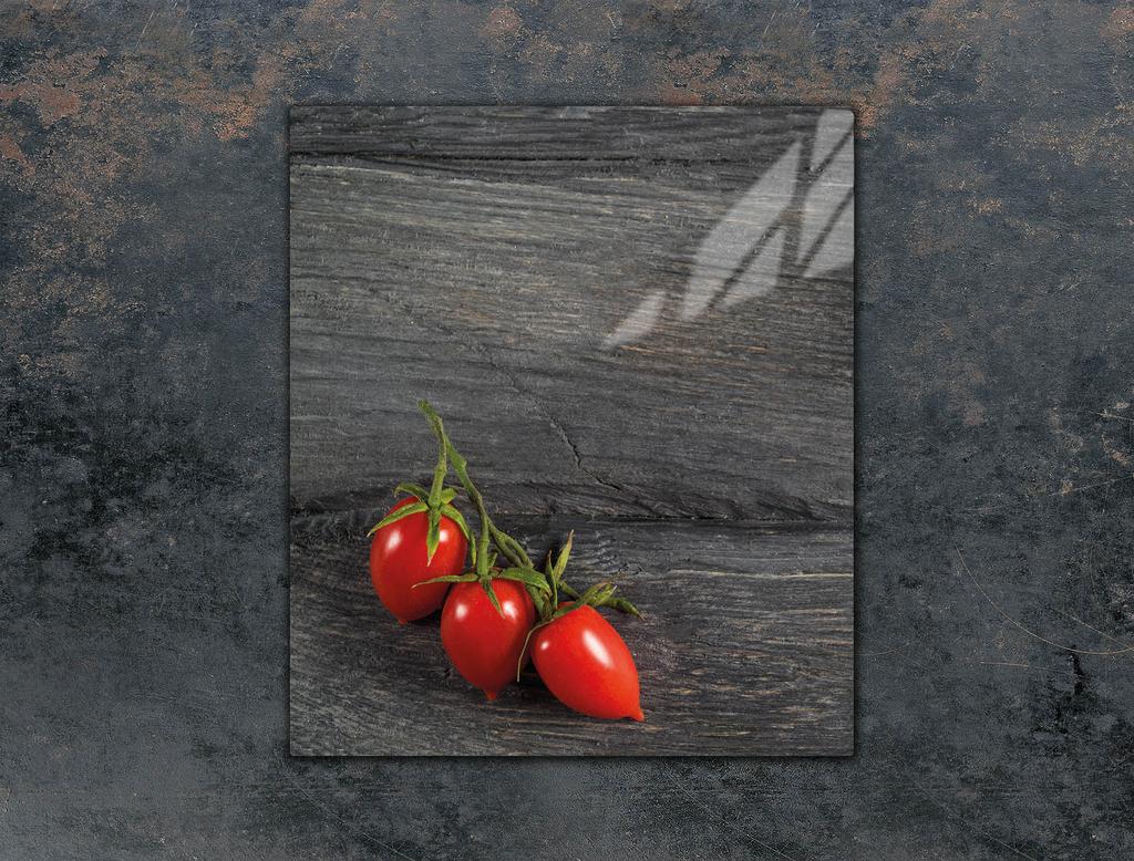 SZKLANA DESKA DO KROJENIA 45x52 POMIDORY