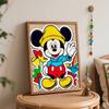 Disney oil painting kit painting art Mickey Mouse home bedroom wall decoration handmade diy gift