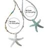 Unique Starfish Pendant Necklace Adorable Animal Jewelry Modern Streetwear Necklace Suitable for Boys and Girl Present