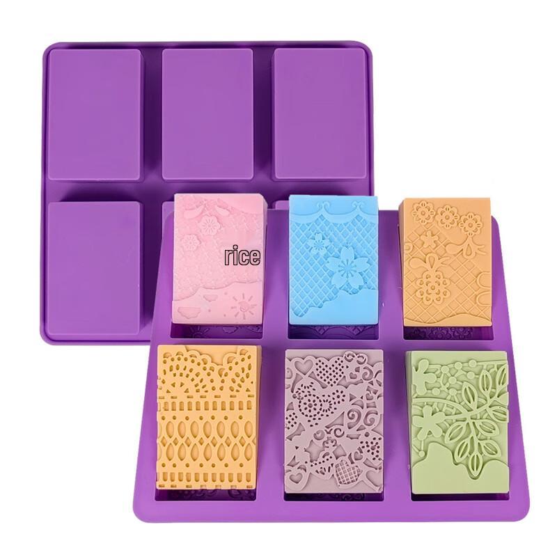 Rectangular Lace Silicone Mold