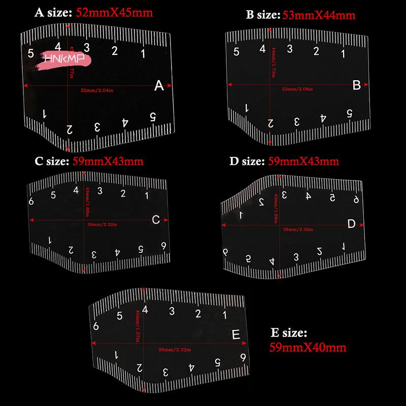 Beginner-Friendly Eyebrow Tattoo Makeup Tools with Quick Design Auxiliary Ruler Positioning Guide Tattoo Accessories