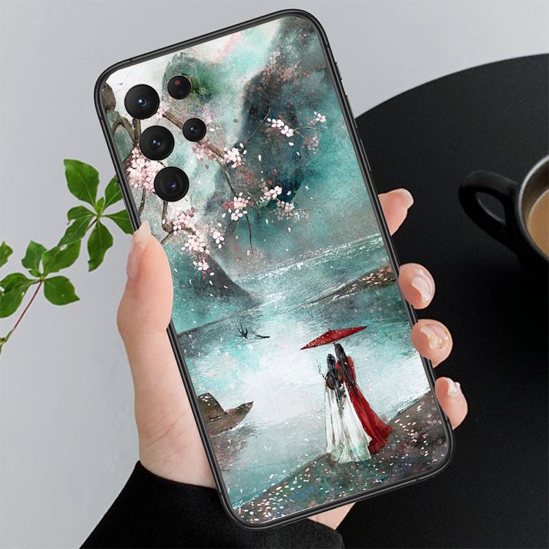 Japan Style Landscape Scaneary Phone Case For Samsung A35 A55 A54 A15 A25 A05s A05 A22 A24 A52 A33 A34 M34 M14 M54 M23