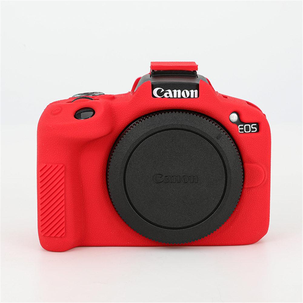 Litchi Pattern R50 Soft Silicone Case Armor Camera Body Cover For Canon EOS R50 EOSR50 Digital Camera Skin