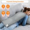 Soft Plush Electric Heating Blanket Adjustable 9 Temperature Setting Safe Automatic Shutoff Heating Pad for Cold Weather
