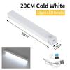 LED Motion Sensor Light Wireless Rechargeable Strip Night Light Magnetic Mount Smart Closet Cabinet Lighting