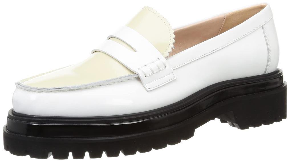 Rubber Sole Loafer RWGS224505 WHT Cm [Fur Fur] Women's 22.5
